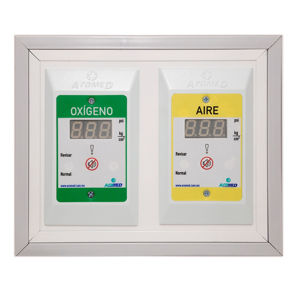 Alarma oxigeno-aire