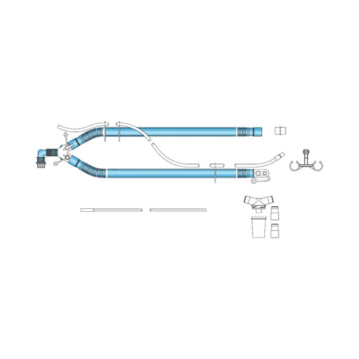 [1617] Circuito para ventilador 72" con trampa de agua
